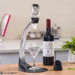 Décanteur Aérateur de Vin avec Support – Service Rapide et Élégant