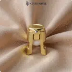 Bouchon de Champagne Hermétique Doré – Image 4