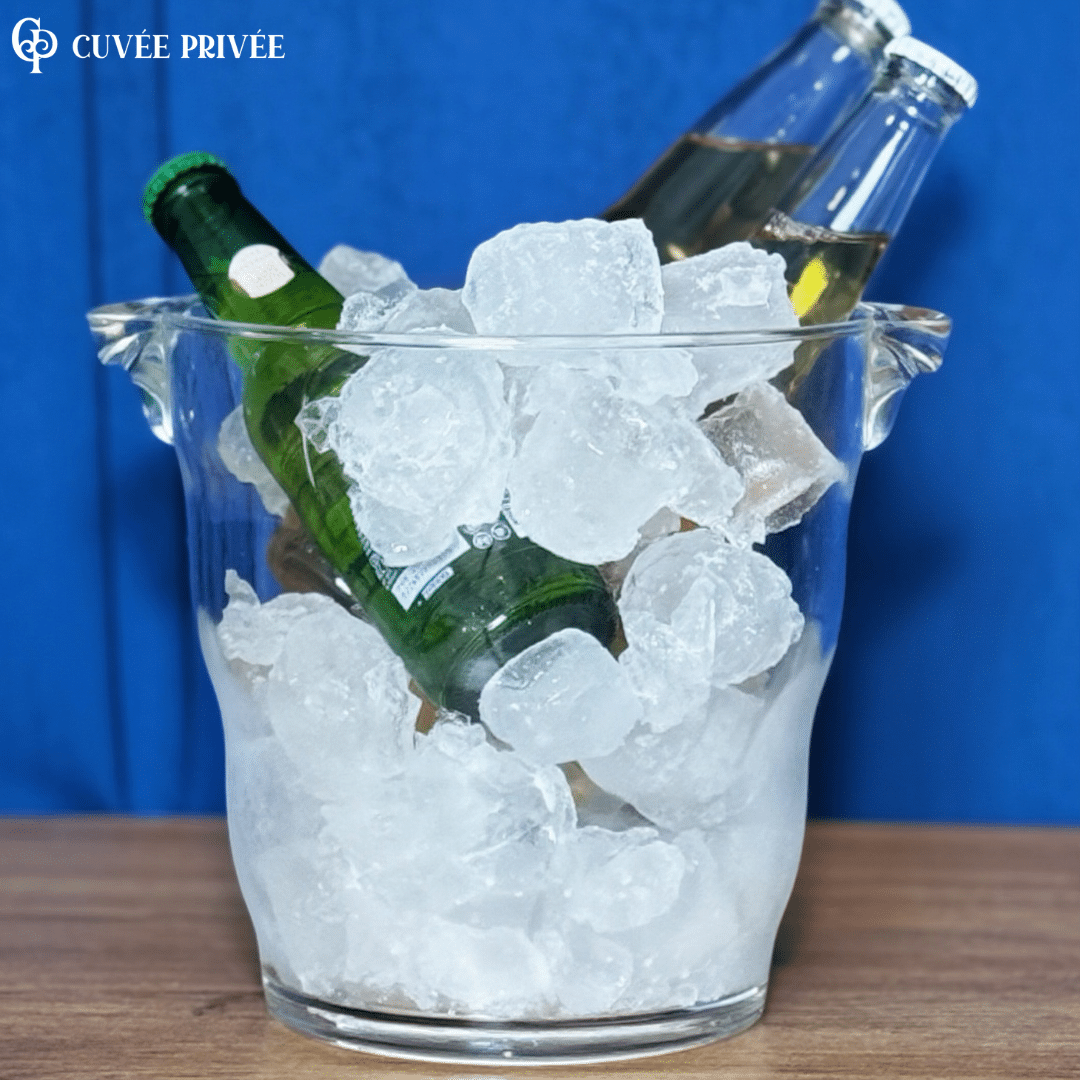 Seau à Glace Transparent Acrylique – 5 Litres