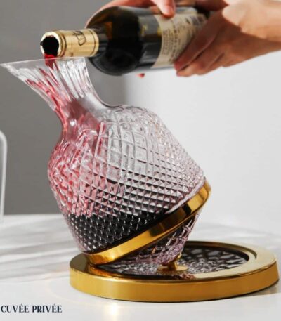 Décanteur Sculptural 360° en Cristal - 1,5 L