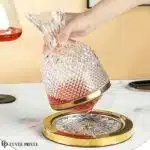 Décanteur Sculptural 360° en Cristal - 1,5 L